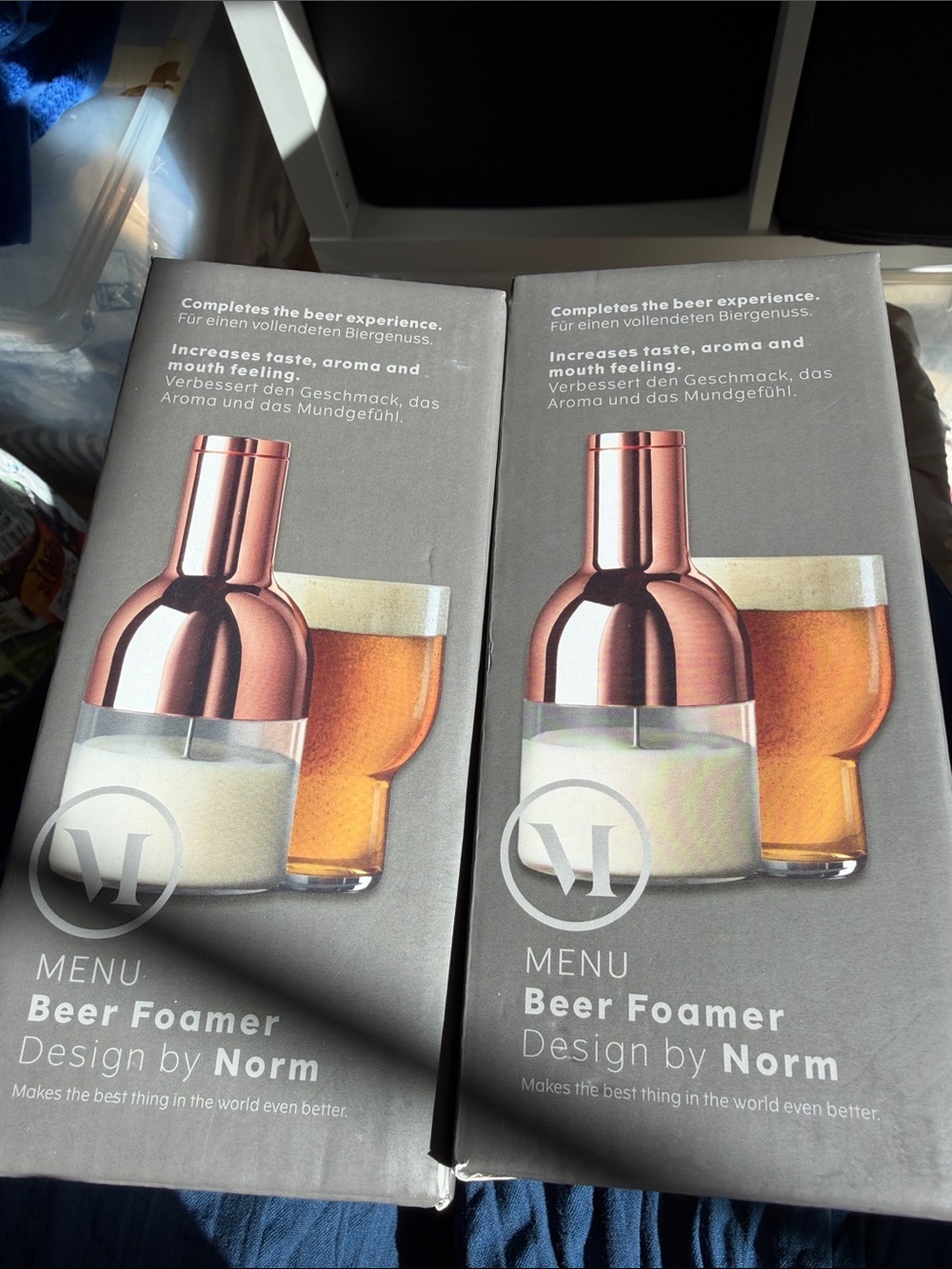 2 Beer Foamer by Norm Architects - New in box
